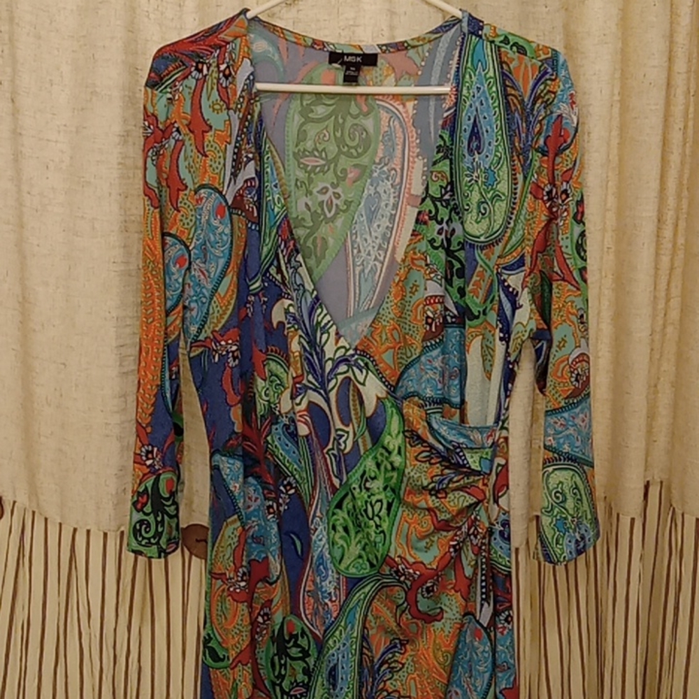 Colorful Paisley Dress